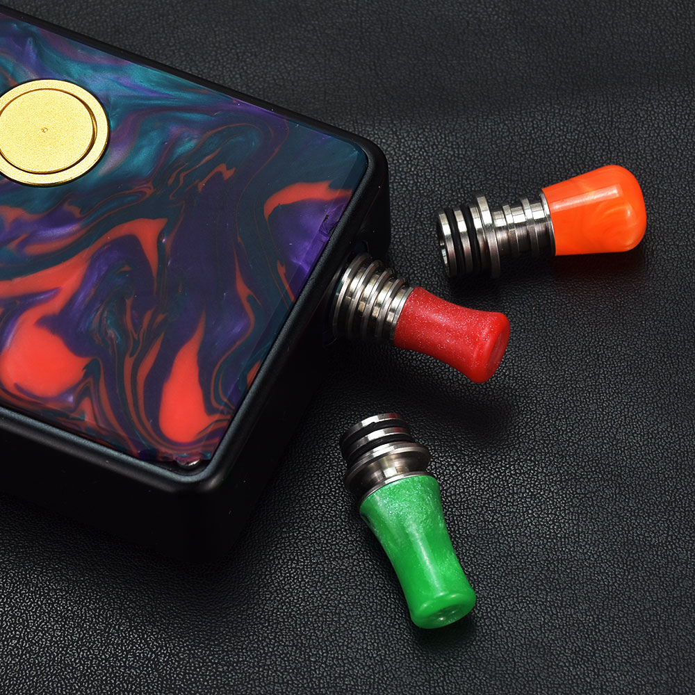 WOLFCOOLVAPE design rda tank a - đánh giá và giá Drip Tip Resin