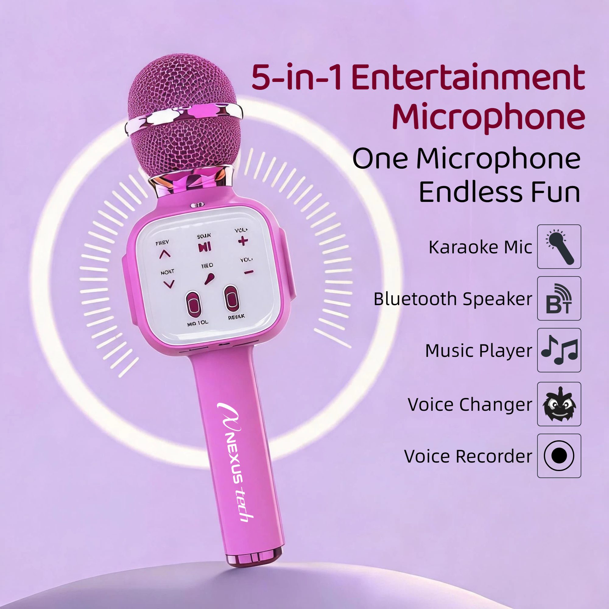 Wireless Bluetooth 5.2 Karaoke - đánh giá và giá Shure Mic Sm58